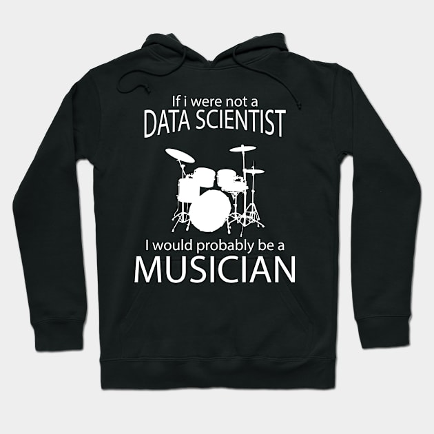 IF I WERE NOT A DATA SCIENTIST I WOULD PROBABLY BE A MUSICIAN Hoodie by tonycastell